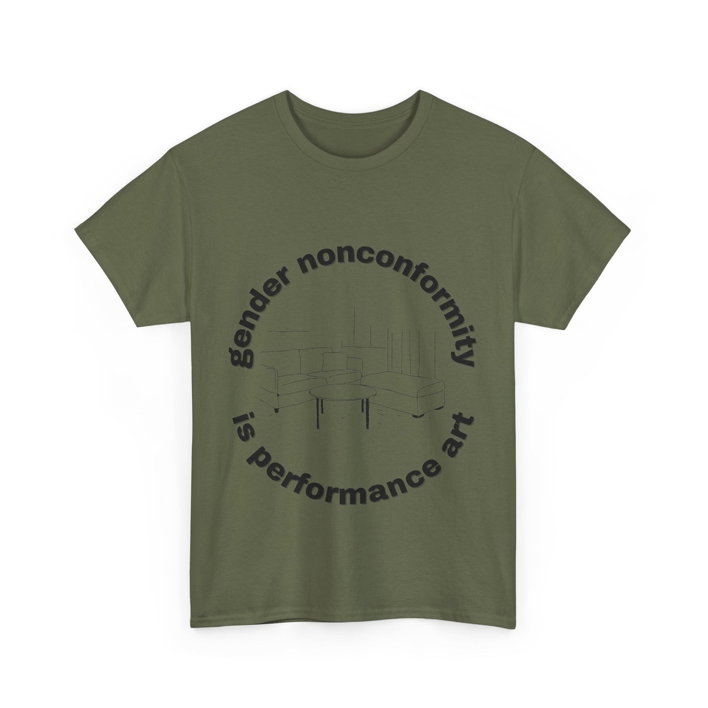performance art t-shirt