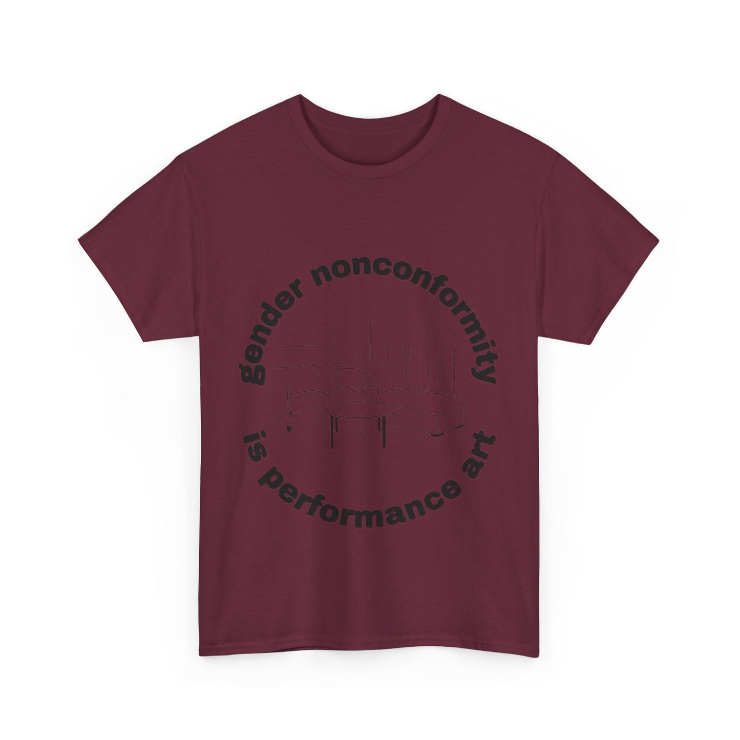 performance art t-shirt
