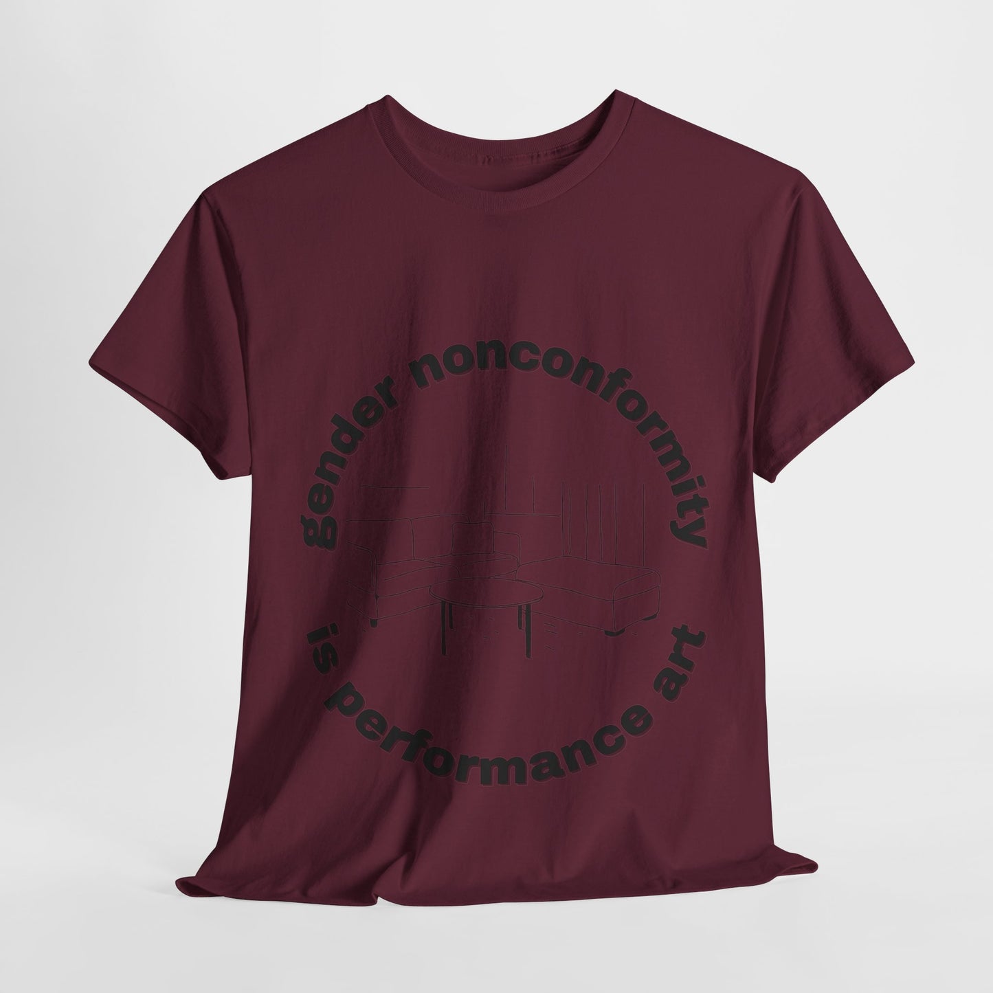performance art t-shirt