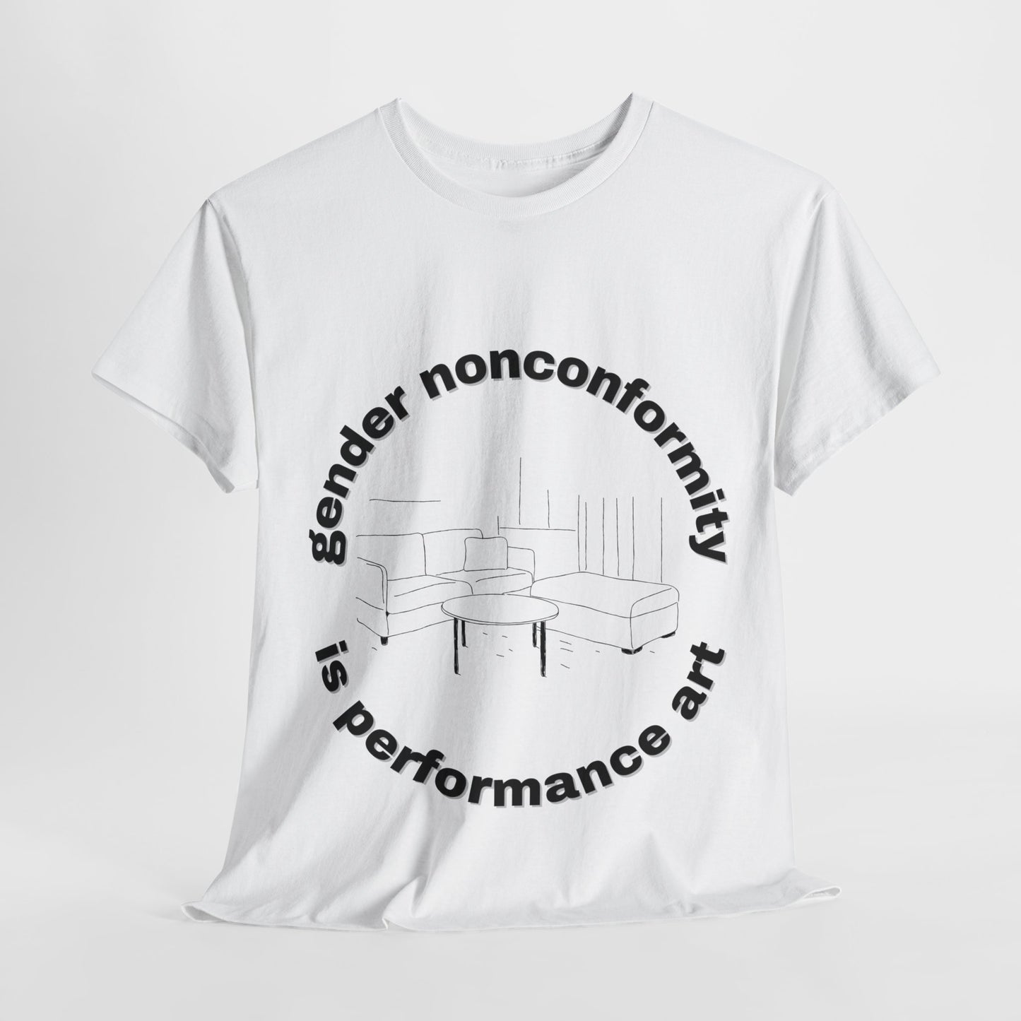 performance art t-shirt