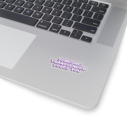 someone transgender loves you sticker