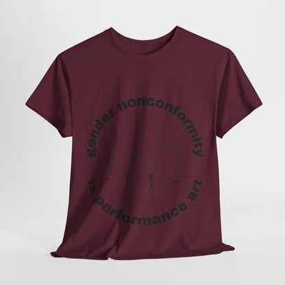 performance art t-shirt