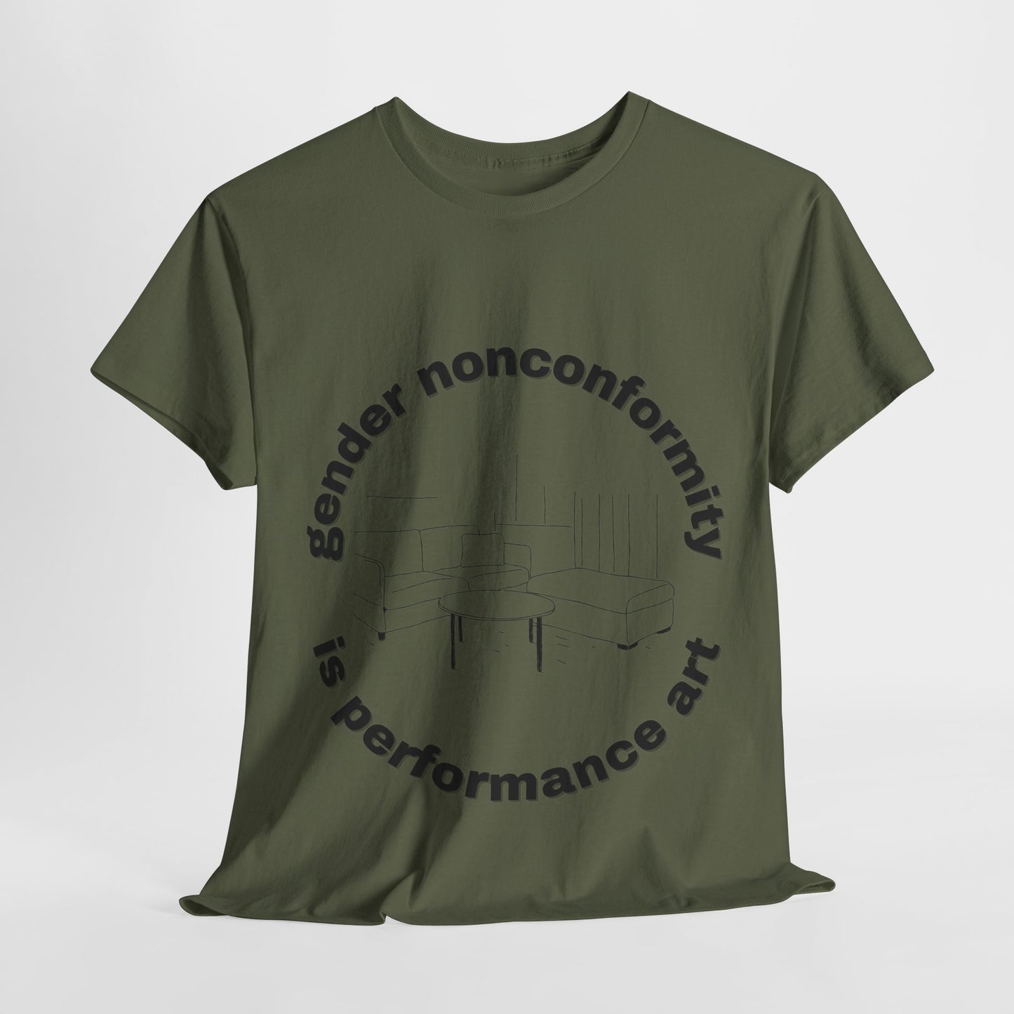 performance art t-shirt