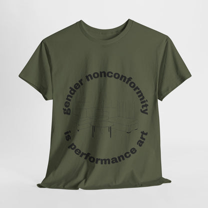 performance art t-shirt