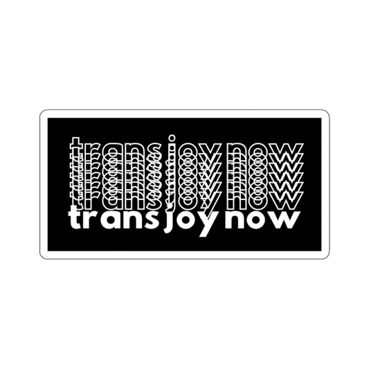 trans joy now sticker