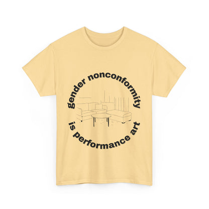 performance art t-shirt